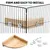 Pet Planet Oiseaux Plateforme d'habitat en bois