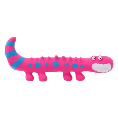 FurryFusion Jouet en latex pour chien en forme de lézard