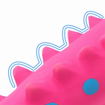 FurryFusion Juguete de látex para perros con forma de lagarto