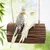 Pet Planet Swing en osier naturel pour oiseaux et petits rongeurs