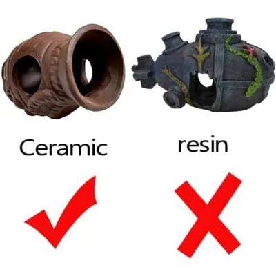 Pet Planet Poissons Abri en céramique pour aquarium