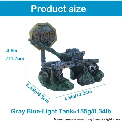 Pet Planet Betta Décoration d'épave en résine pour aquarium Pet Planet Betta Décoration d'épave en résine pour aquarium