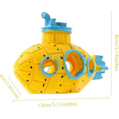 Pet Planet Poissons Décoration d'aquarium en résine