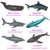 Pet Planet Poissons Figurines d'animaux de l'océan