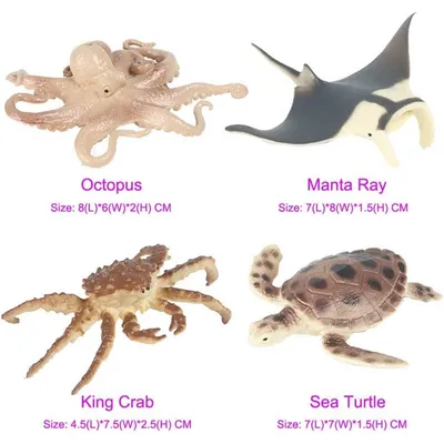 Pet Planet Poissons Figurines d'animaux de l'océan Pet Planet Poissons Figurines d'animaux de l'océan