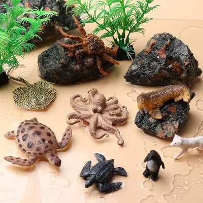 Pet Planet Poissons Figurines d'animaux de l'océan Pet Planet Poissons Figurines d'animaux de l'océan