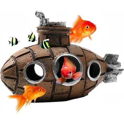 Pet Planet Poissons Décoration d'aquarium en résine