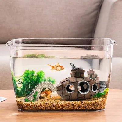 Pet Planet Poissons Décoration d'aquarium en résine
