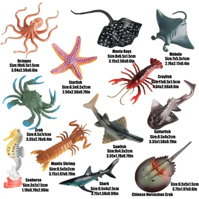 Pet Planet Poissons Figurines d'animaux de l'océan