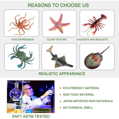 Pet Planet Poissons Figurines d'animaux de l'océan