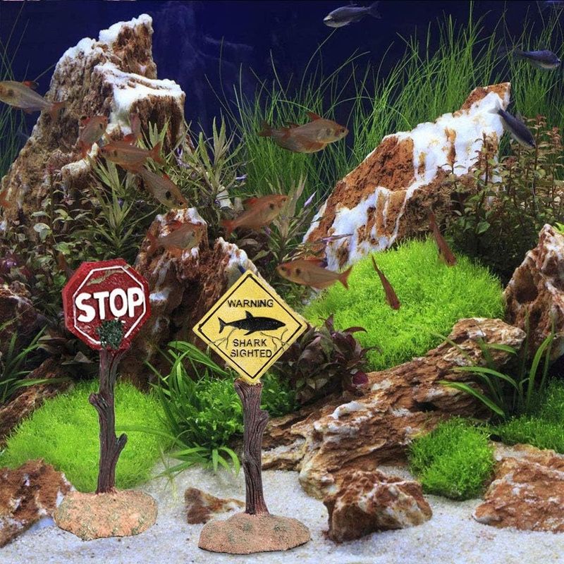 Pet Planet Poissons Panneaux d'avertissement de requin