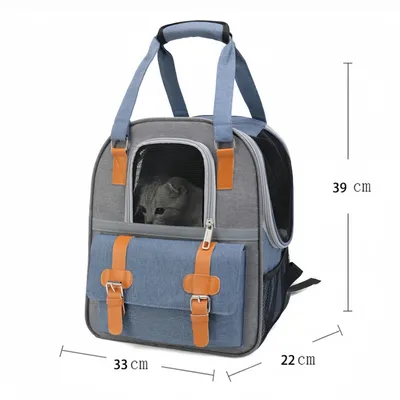 FurryFusion Sac à dos respirant pour chat