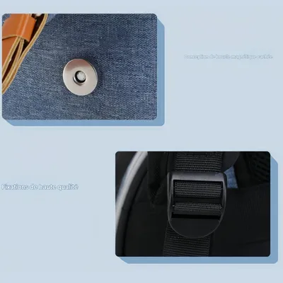 FurryFusion Sac à dos respirant pour chat