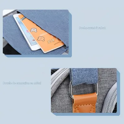 FurryFusion Sac à dos respirant pour chat