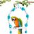 Pet Planet Oiseaux Perchoir en bois