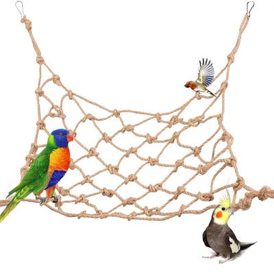 FurryFusion Filet d'escalade pour oiseaux 35x28cm FurryFusion Filet d'escalade pour oiseaux 35x28cm