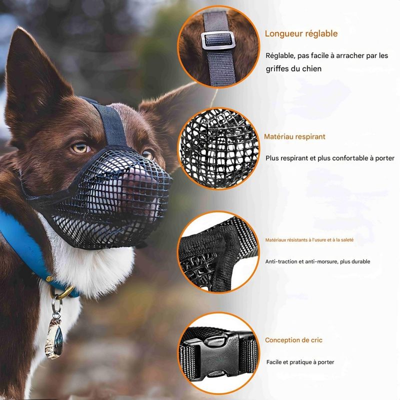 FurryFusion Muselière pour chien