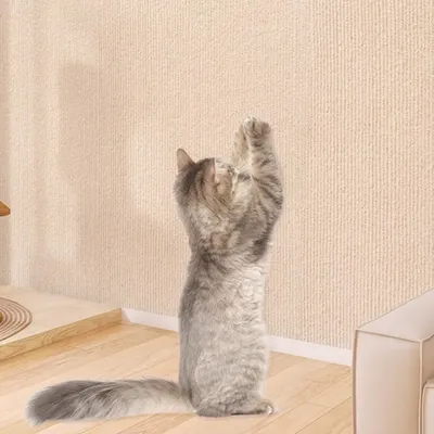 FurryFusion Tapis griffoir autocollant pour chat 30 cm x 100 cm