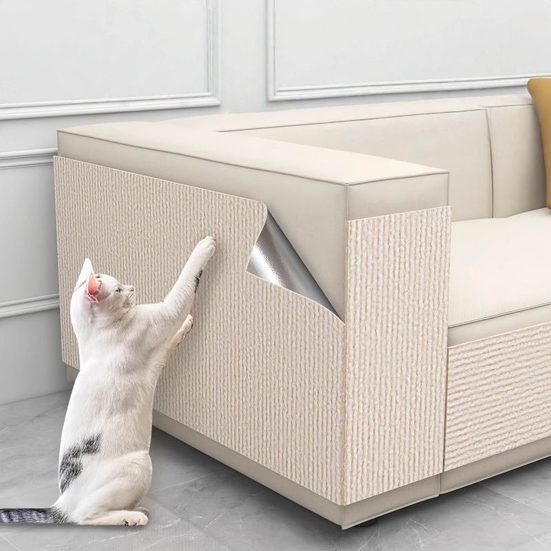FurryFusion Tapis griffoir autocollant pour chat 30 cm x 100 cm