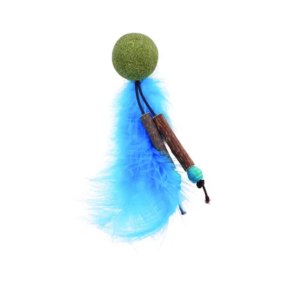 MPETS - CHARMY Jouet à l'herbe à chat - EPOUVANTAIL Bleu