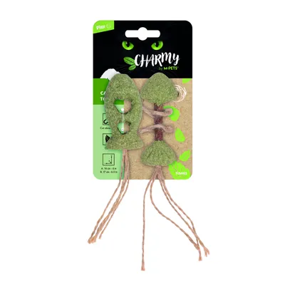 MPETS CHARMY Jouet à l'herbe à chat - POISSONS