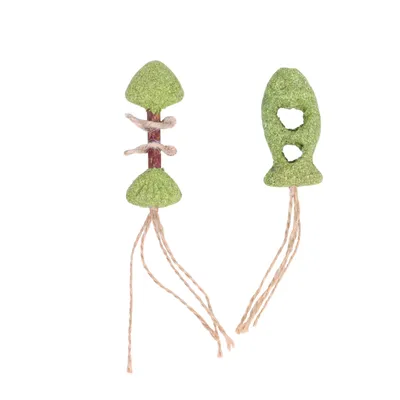 MPETS CHARMY Jouet à l'herbe à chat - POISSONS