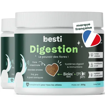 BESTI | Digestion | Compléments Alimentaires Vétérinaires pour Chiens