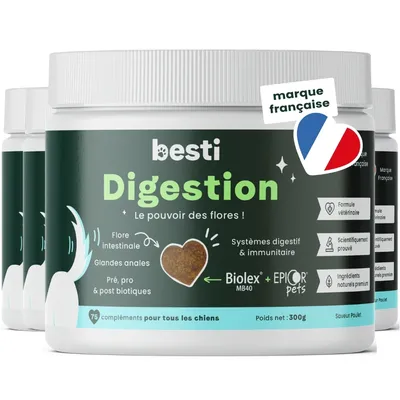 BESTI | Digestion | Compléments Alimentaires Vétérinaires pour Chiens