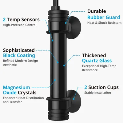 NICREW Chauffage silencieux pour aquarium