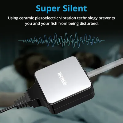 NICREW Mousseur d'aquarium silencieux