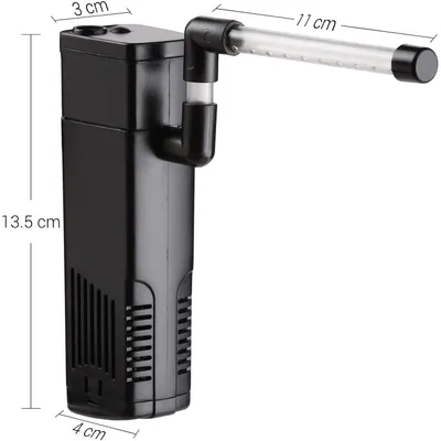 Nicrew filtre pour aquarium intérieur150L/H