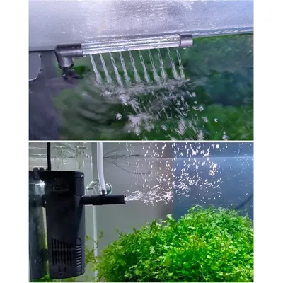Nicrew filtre pour aquarium intérieur150L/H
