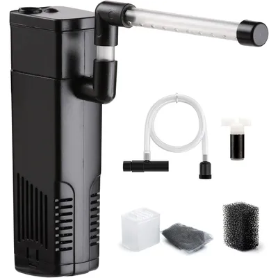 Nicrew filtre pour aquarium intérieur150L/H