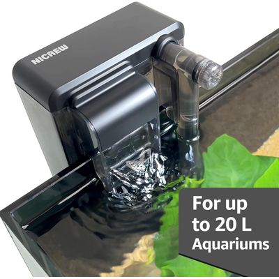 NICREW Filtre d'aquarium ultra - mince