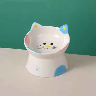 UAMLY Gamelles surélevées en céramique pour chat, anti-vomissements