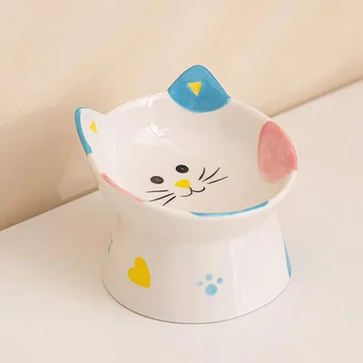 UAMLY Gamelles surélevées en céramique pour chat, anti-vomissements