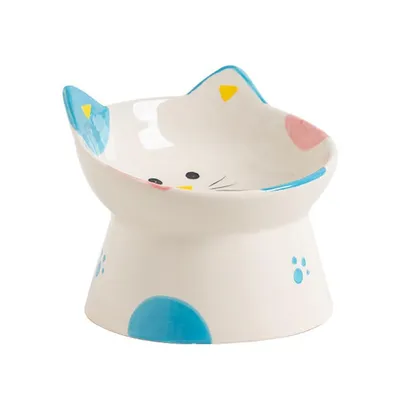 UAMLY Gamelles surélevées en céramique pour chat, anti-vomissements UAMLY Gamelles surélevées en céramique pour chat, anti-vomissements