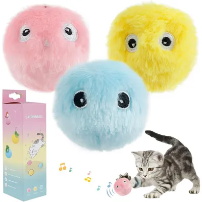LovuPet Juguete interactivo para gatos con sonidos de pájaros y ranas