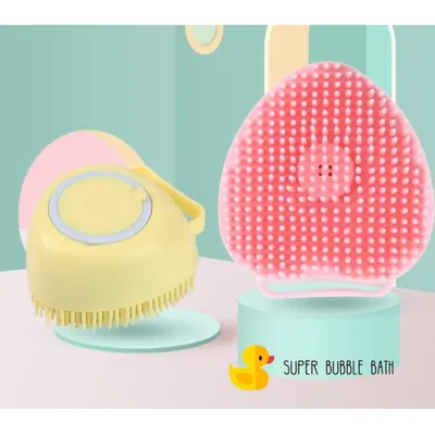 LovuPet Éponge de bain en silicone pour enfants, adultes et animaux