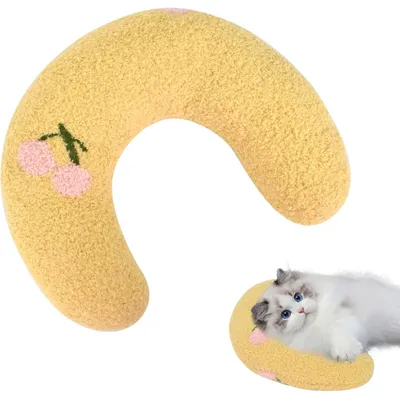 LovuPet Oreiller en Forme U pour Chats - Protège les Vertèbres Cervicales LovuPet Oreiller en Forme U pour Chats - Protège les Vertèbres Cervicales