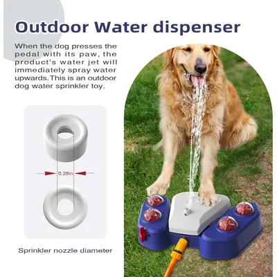 LovuPet Fontaine à eau pour chien, d'extérieur pour animaux de compagnie
