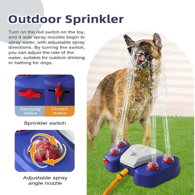 LovuPet Fontaine à eau pour chien, d'extérieur pour animaux de compagnie