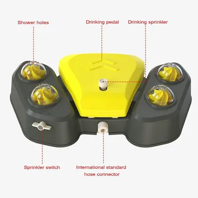 LovuPet Fontaine à eau pour chien, d'extérieur pour animaux de compagnie