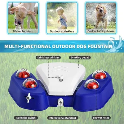 LovuPet Fontaine à eau pour chien, d'extérieur pour animaux de compagnie
