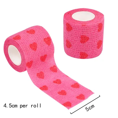 LovuPet 6 rouleaux de bandage autocollant respirant pour animal domestique LovuPet 6 rouleaux de bandage autocollant respirant pour animal domestique