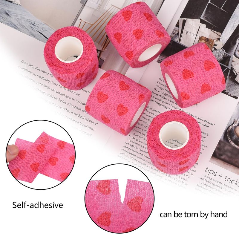 LovuPet 6 rouleaux de bandage autocollant respirant pour animal domestique