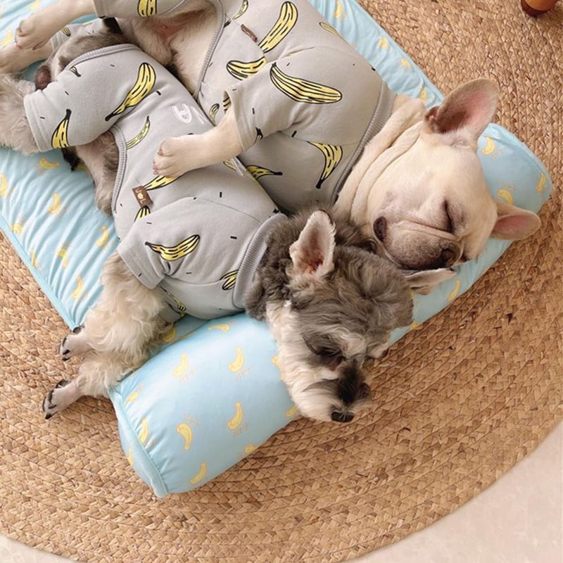 LovuPet Tapis rafraîchissant pour animaux de compagnie, avec oreiller