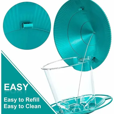 Mangeoire Oiseaux Exterieur Grande Capacité Distributeur à Graines