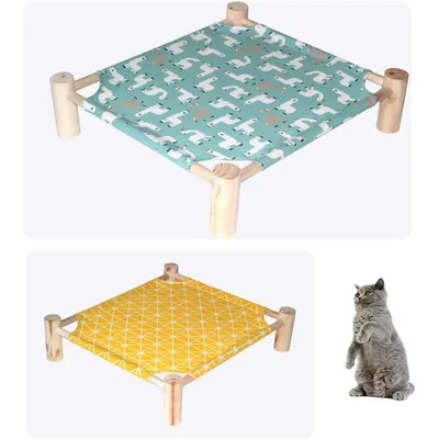 LovuPet Lit Marche pour Animaux, Chenil D'été Lit pour Chien, Tapis de Chat
