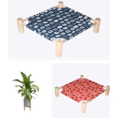 LovuPet Lit Marche pour Animaux, Chenil D'été Lit pour Chien, Tapis de Chat